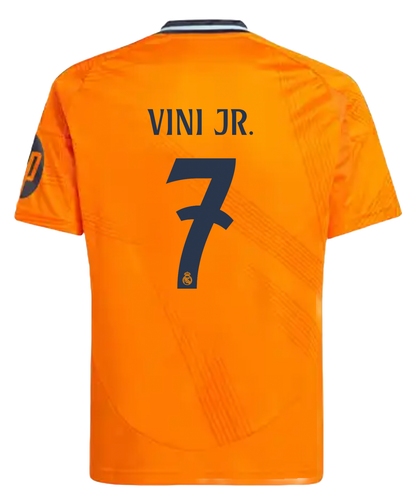 VINI JR #7 Real Madrid 24/25 Kid's Away Shirt and Shorts