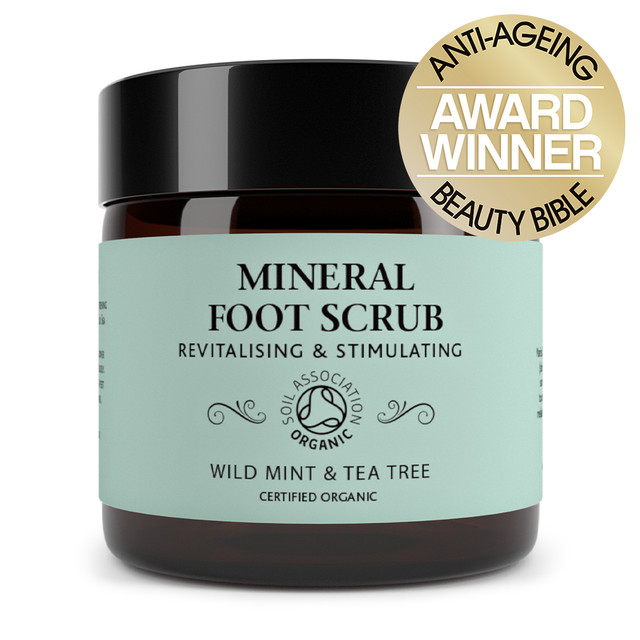 Natural foot scrub from Botanicals Natural Skin Care