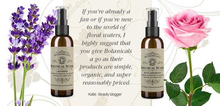 Half-price offer on Botanicals floral waters