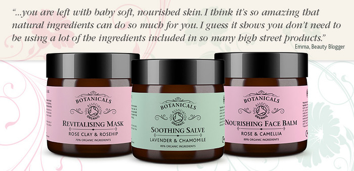 Blogger reviews; mask, salve, balm, sock & scrub