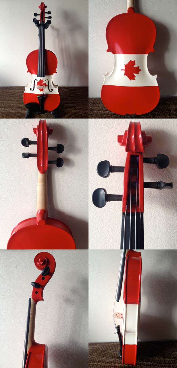 4/4 Gems 1 Violin - Canadian Flag