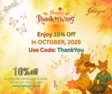 Happy Thanksgiving! Enjoy 10% OFF Violins at Gliga Violins Canada in October 2025 with Code ThankYou