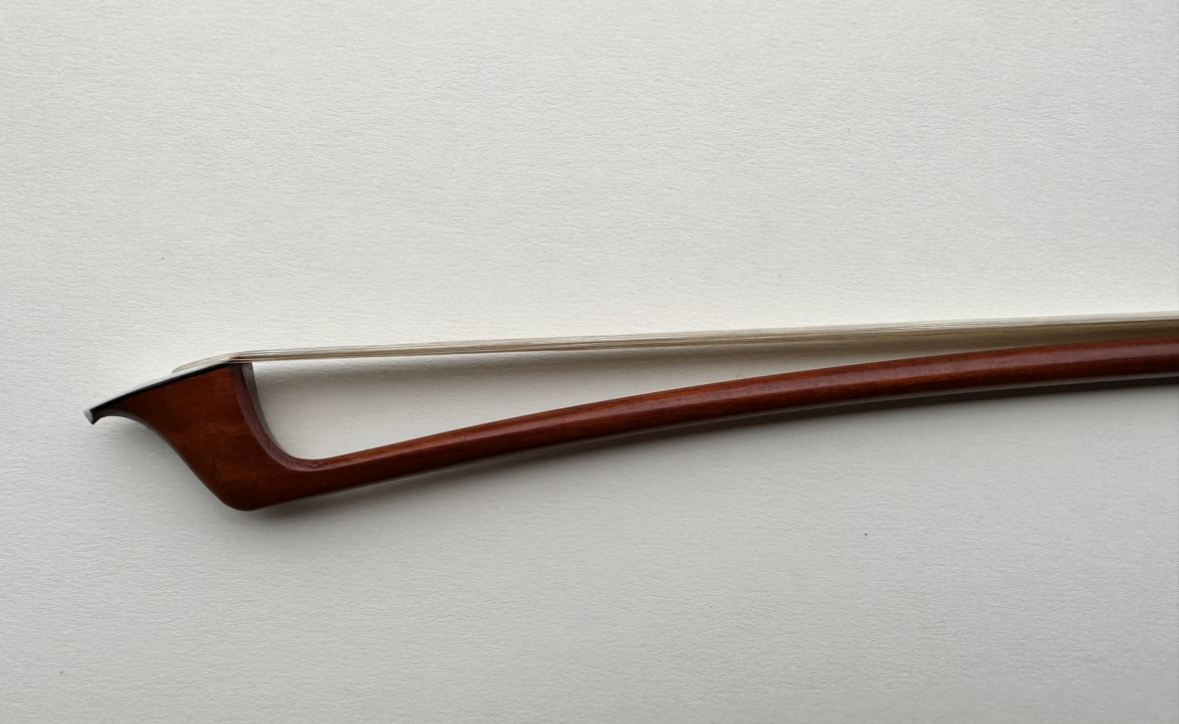 ●弓 Pernambuco Black Horn 4/4 4/4 Master Level Premium Pernambuco Round Cello Bow - Ebony