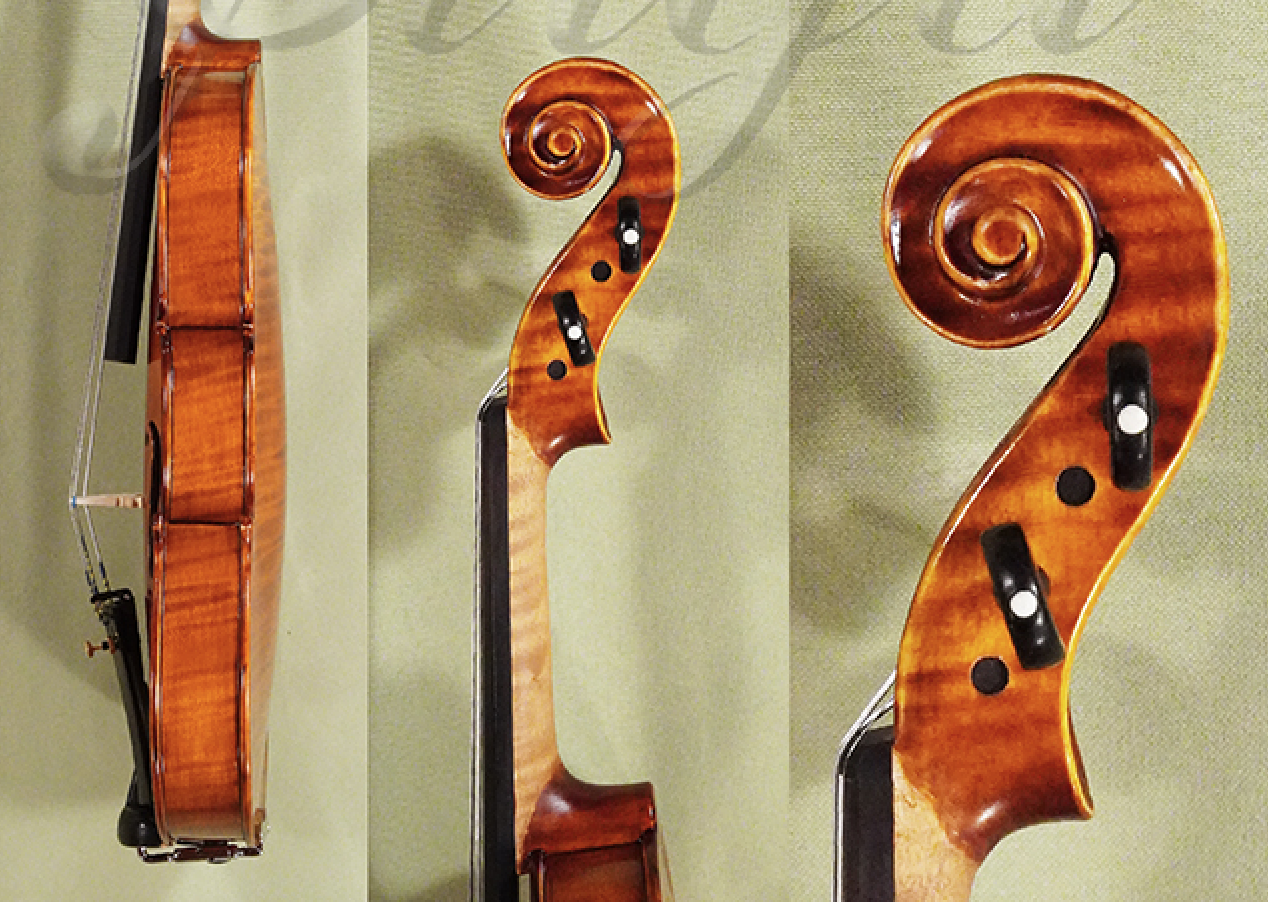 1/4 Gama Elite Extra Violin Antique Finish Code D1461V Gliga