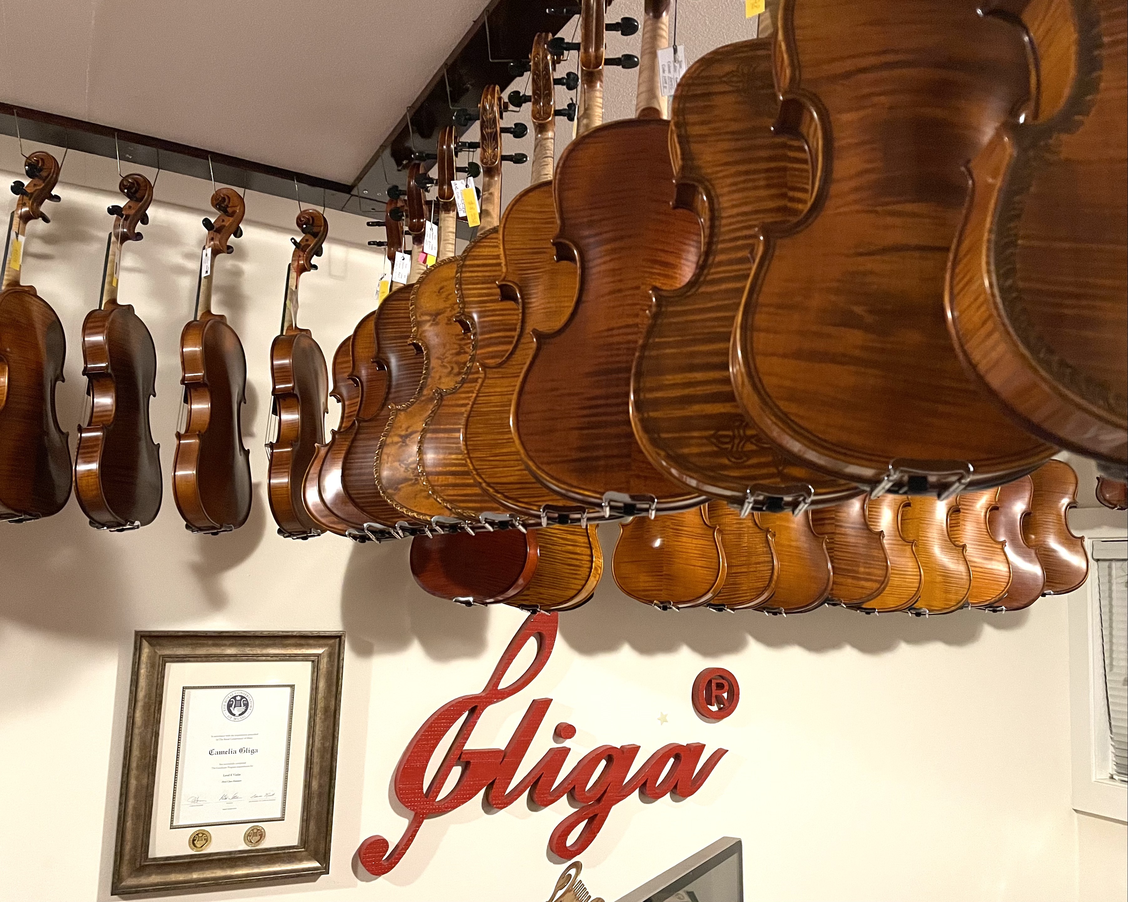 Advanced Violins for Sale Handcrafted in Romania - European Orchestra Performance Violins