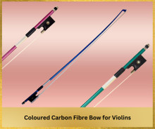 Coloured Carbon Fibre Bow for Violins - Gliga Violins Canada