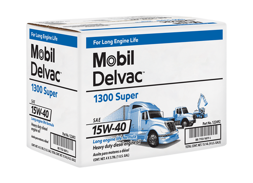 Mobil Delvac 1300 Super 15W-40 Engine Oil (Synthetic Blend)