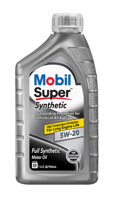 Mobil Super Synthetic 5W-20 Motor Oil Mobil Super Synthetic 5W-20 Motor Oil
