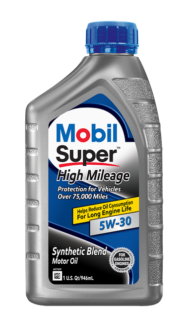 Mobil Super High Mileage 5W-30 Motor Oil