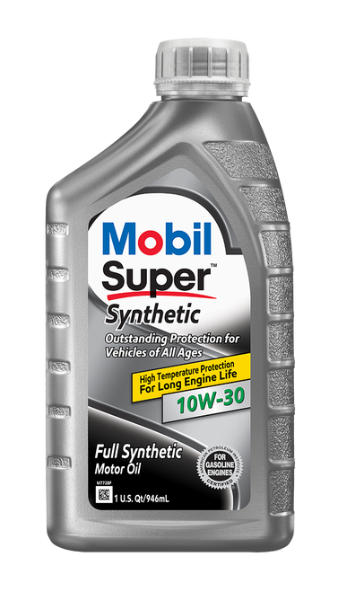 Mobil Super Synthetic 10W-30 Motor Oil Mobil Super Synthetic 10W-30 Motor Oil