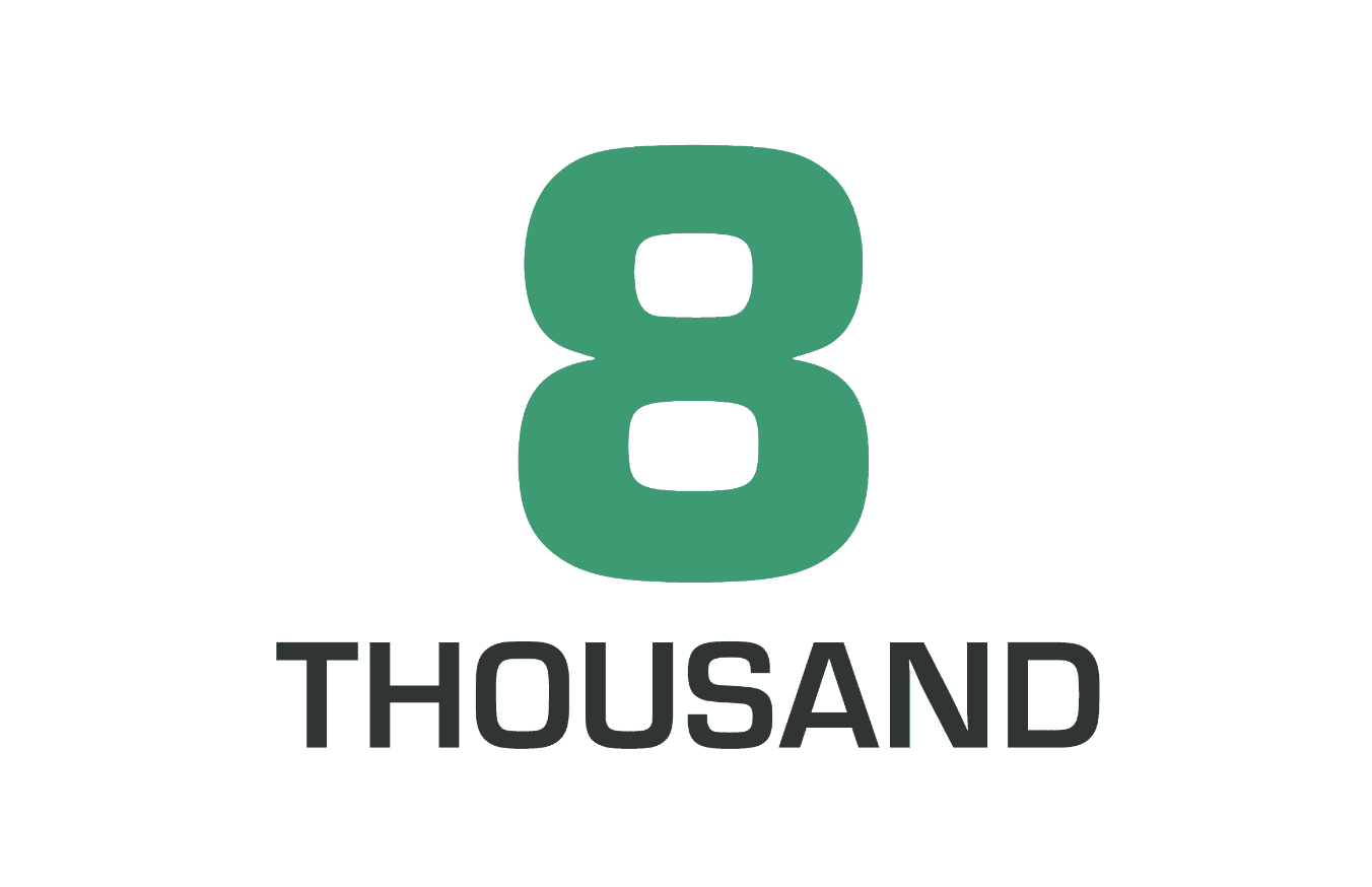 8 thousand text