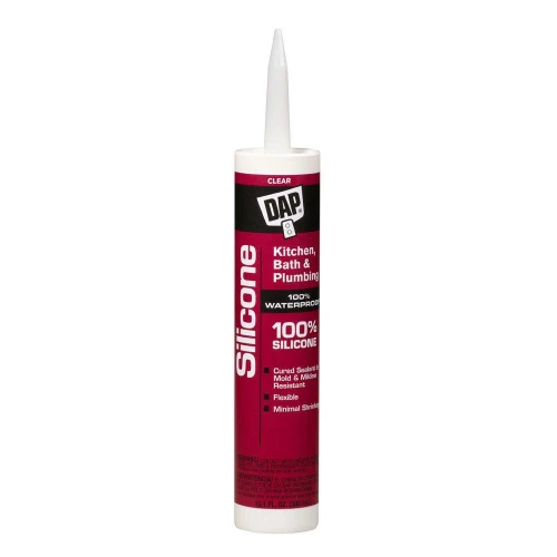 9.8 oz DAP SILICONE BATH SEALANT CLEAR 08648