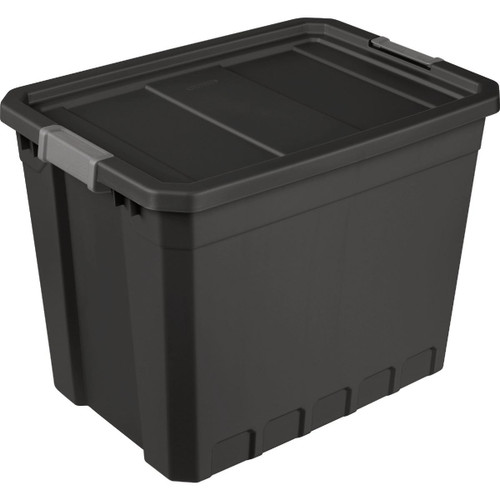 27GAL BLK STACKER BOX