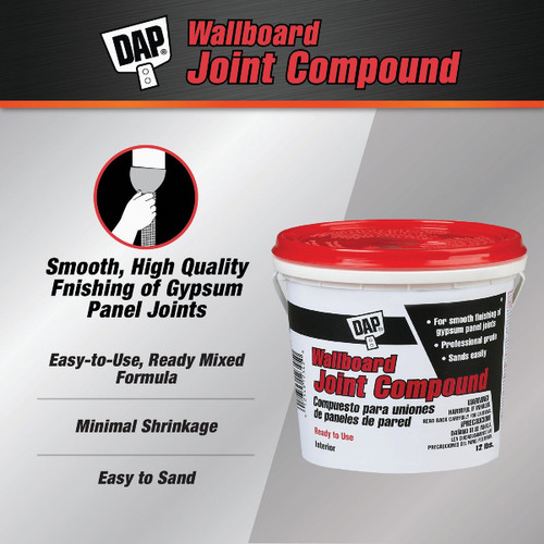 DAP 12LB PRE-MIXED DRYWALL JOINT COMPOUND