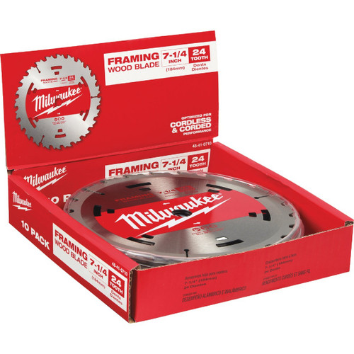 MILWAUKEE 7 - 1/4 24T BASIC FRAMER CIRCULAR BLADE  48-41-0710