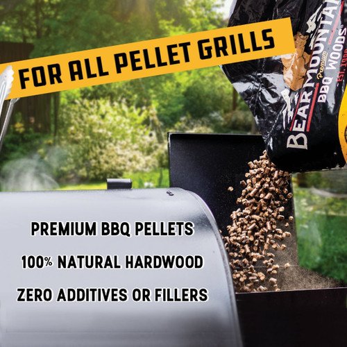 BEAR MOUNTAIN 20LB BBQ MESQUITE WOOD PELLETS