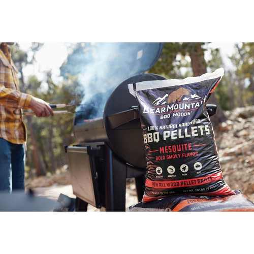 BEAR MOUNTAIN 20LB BBQ MESQUITE WOOD PELLETS