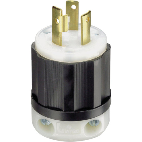 LEVITON 30A 3-WIRE INDUSTRIAL LOCKING CORD PLUG