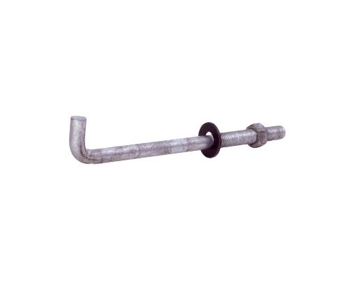 1/2"X8" HG J FOUNDATION BOLT WITH NUT & WASHER