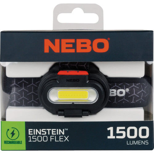 NEBO EINSTEIN FLEX1500LM LED RECHARGEABLE HEADLAMP