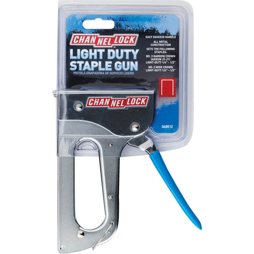 CHANNELLOCK LIGHT DUTY STAPLE GUN JT-21 STAPLES