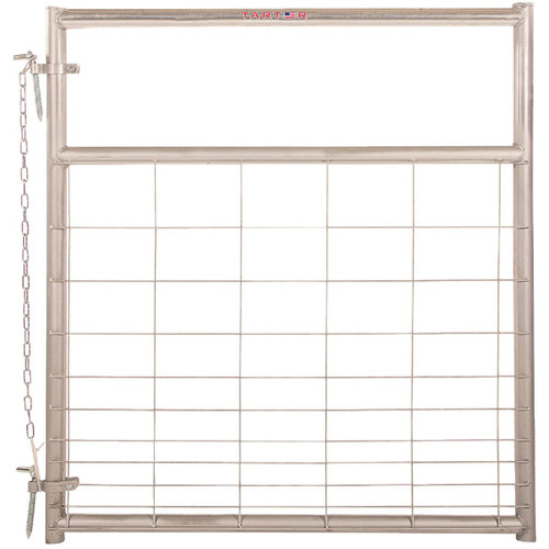 4 FT GATE GALVANIZED  WIRE FILLED TARTER SQUARE CORNER