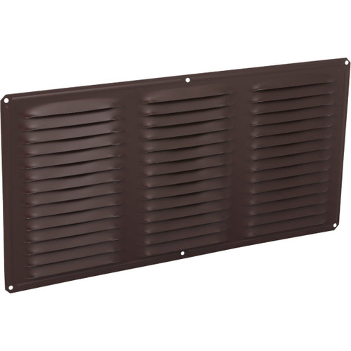 16"X8" BROWN ALUMINUM UNDER EAVE VENT