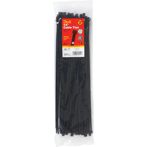 DO IT 14IN 100PC BLK CABLE TIE