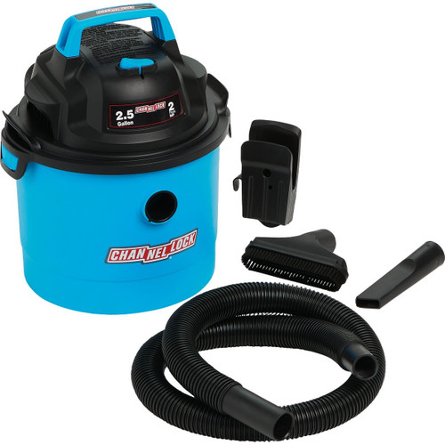 CHANNELLOCK 2.5GAL 2HP WET/DRY VACUUM