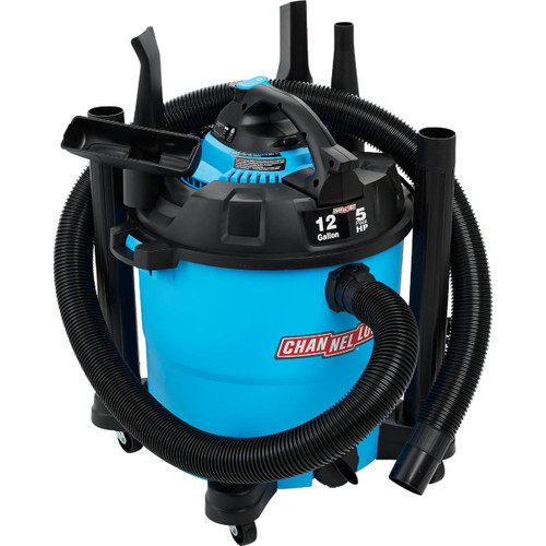 CHANNELLOCK 12GAL 5HP WET/DRY VACUUM WITH BLOWER