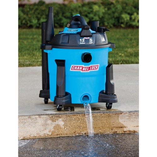 CHANNELLOCK 12GAL 5HP WET/DRY VACUUM WITH BLOWER