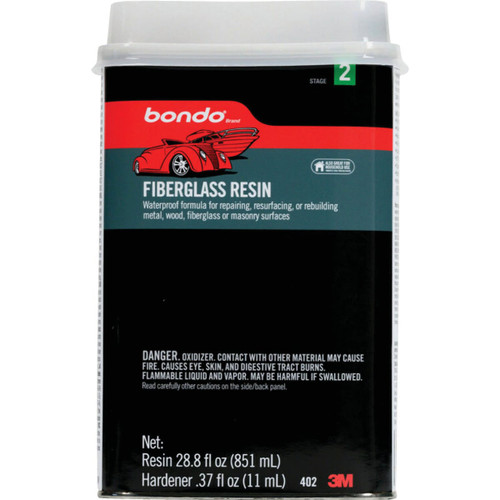 BONDO 0.9QT FBRGLSS RESIN