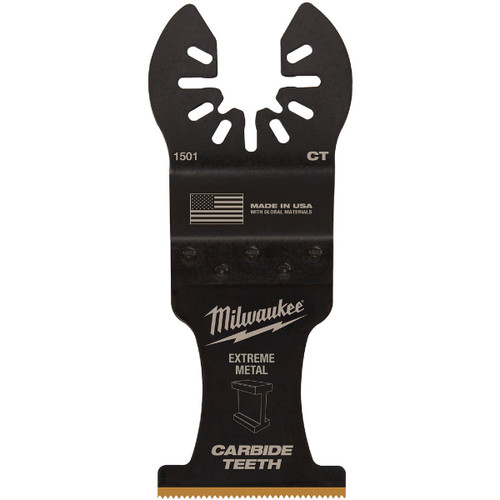 MILWAUKEE OPEN-LOK 1-3/8 CARBIDE TEETH METAL BLADE 1PK