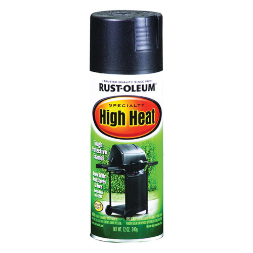 BLK HI-HEAT SPRAY PAINT 7778