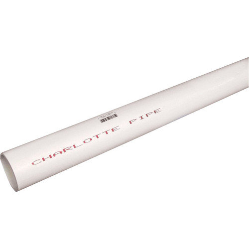 CHARLOTTE 4"X20' SCHEDULE 40 PVC PIPE (LF/20FT)