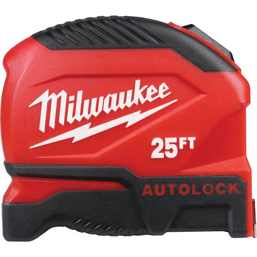 25' AUTO-LOCK TAPE MEASURE  MILWAUKEE