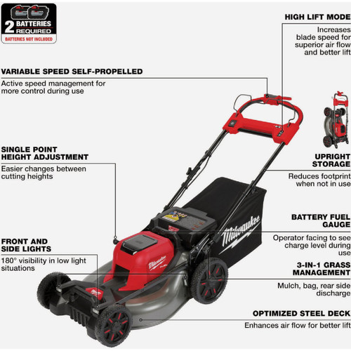 M18 FUEL LAWN MOWER (TOOL-ONLY)  2823-20  MILWAUKEE
