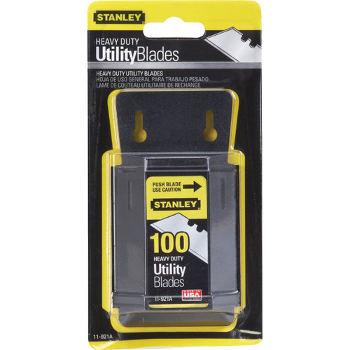 STANLEY 2-POINT UTILITY KNIFE BLADE 100-PACK