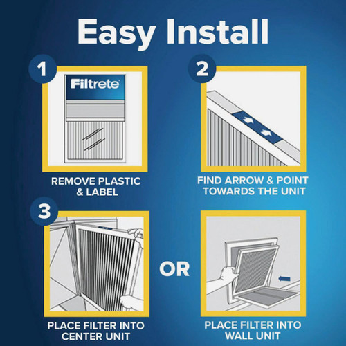 3M 20"X25"X1" 1500 MPR HIGH PERFORMANCE FURNACE FILTER MERV 12