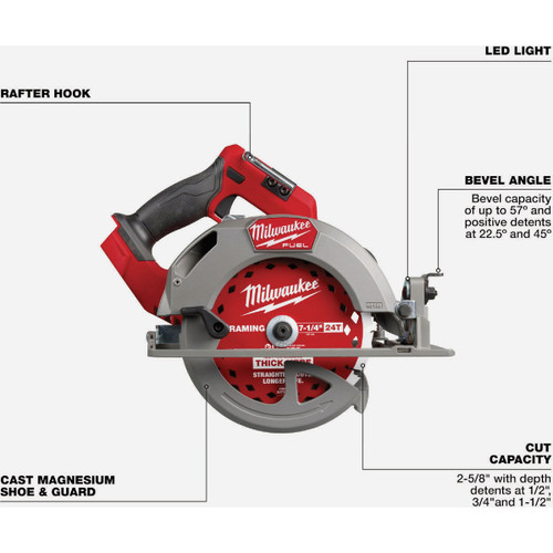 M18 FUEL GEN 3 7-1/4" CIRCULAR SAW  2834-20 MILWAUKEE