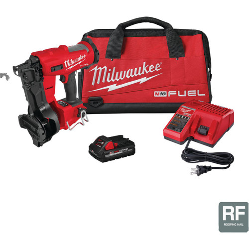 M18 FUEL COIL ROOFING NAILER KIT MILWAUKEE