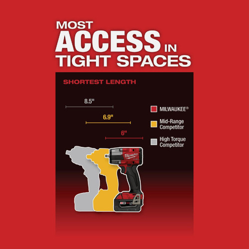 M18 FUEL 3/8IN MTIW FR KIT   2960-22R  MILWAUKEE