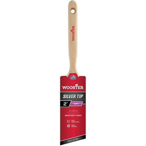 WOOSTER SILVERTIP 2IN ANGLE BRUSH 5344