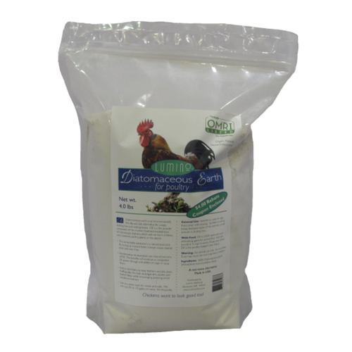 DIATOMACEOUS EARTH FOR POULTRY (4LB)  LUMINO
