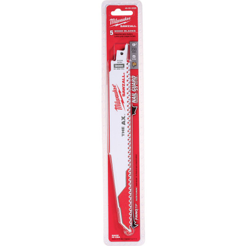 AX SAWZALL BLADE 5T 9LG 5-PACK  MILWAUKEE