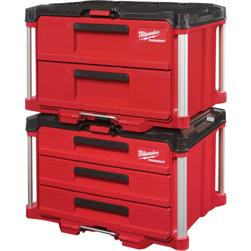 PACKOUT 2-DRAWER TOOL BOX  48-22-8442  MILWAUKEE