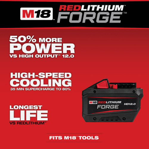 M18 12.0AH STARTER KIT FORGE 48-59-1300 MILWAUKEE