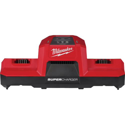 M18 18-VOLT DUAL BAY SIMULTANEOUS SUPER BATTERY CHARGER  MILWAUKEE