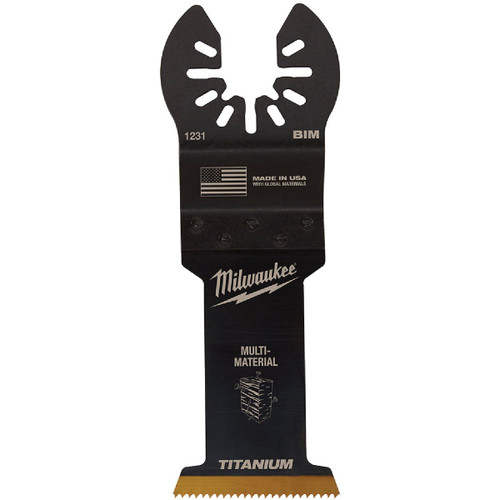 OPEN-LOK 1-3/8 TITANIUM ENHANCED BI-METAL MULTI MATERIAL BLADE 1PK  MILWAUKEE