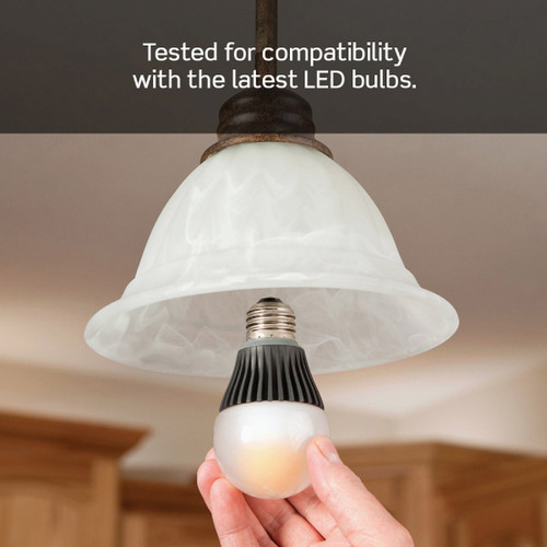 LED/CFL WHITE-LIGH ALMOND COLOR CHANGE KIT SLIDE DIMMER SWITCH